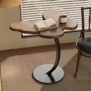 Elegant Butterfly Wooden Side Table