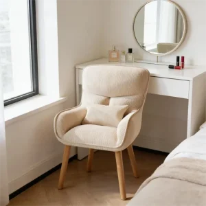 Self-Indulgent Makeup Stool with Support